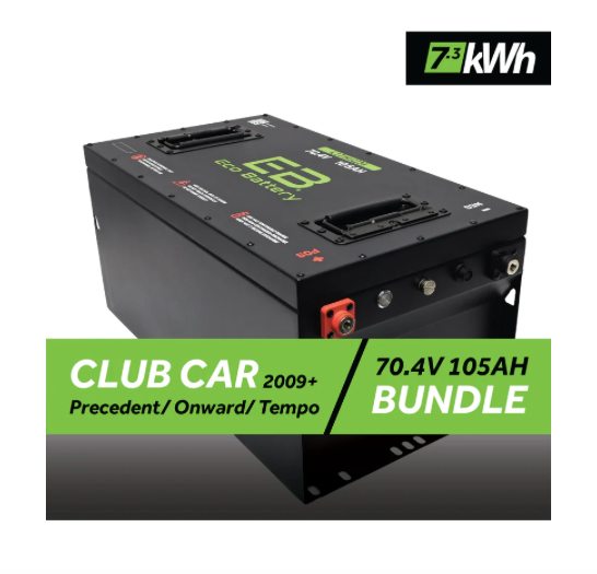 70V 105AH BATTERY BUNDLE / CLUB CAR PRECEDENT/ONWARD/TEMPO / 2009+