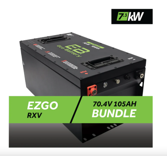 70V 105AH BATTERY BUNDLE / EZGO RXV