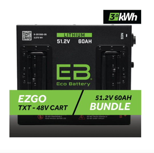 51V 60AH BATTERY BUNDLE / EZGO TXT