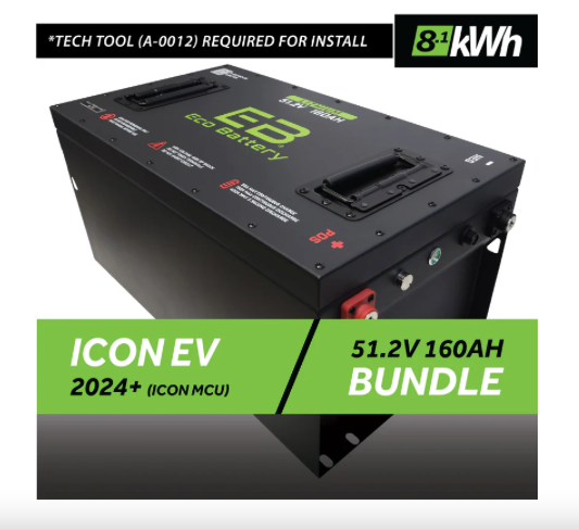 51V 160AH BATTERY BUNDLE / 2024+ (ICON MCU)