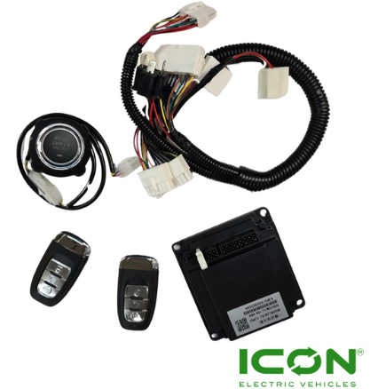 Keyless Ignition with Wireless Adapter for ICON Golf Carts