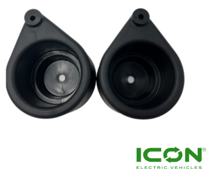 Revenge Golf Cart Parts & Accessories Rear Seat Cup Holder Swivel Set for ICON i40, i40l, i60, i60l, i80 Golf Carts