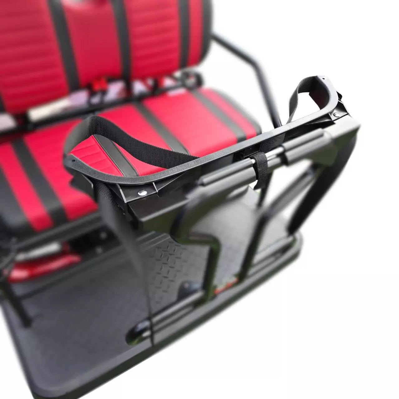 ICON Golf Cart Rear Seat Golf Bag Holder Attachment Top Bar ONLY for Rear Grab Bar