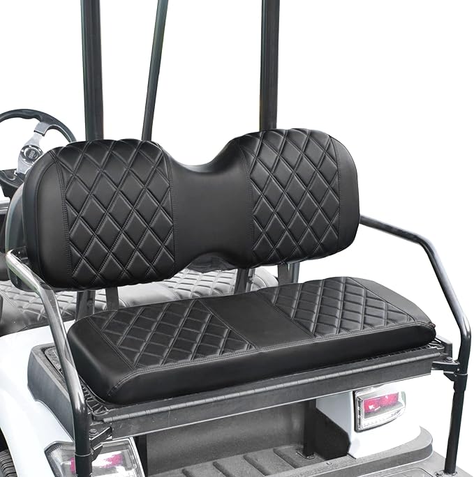 Rear Golf Cart Diamond Front Seat Cover