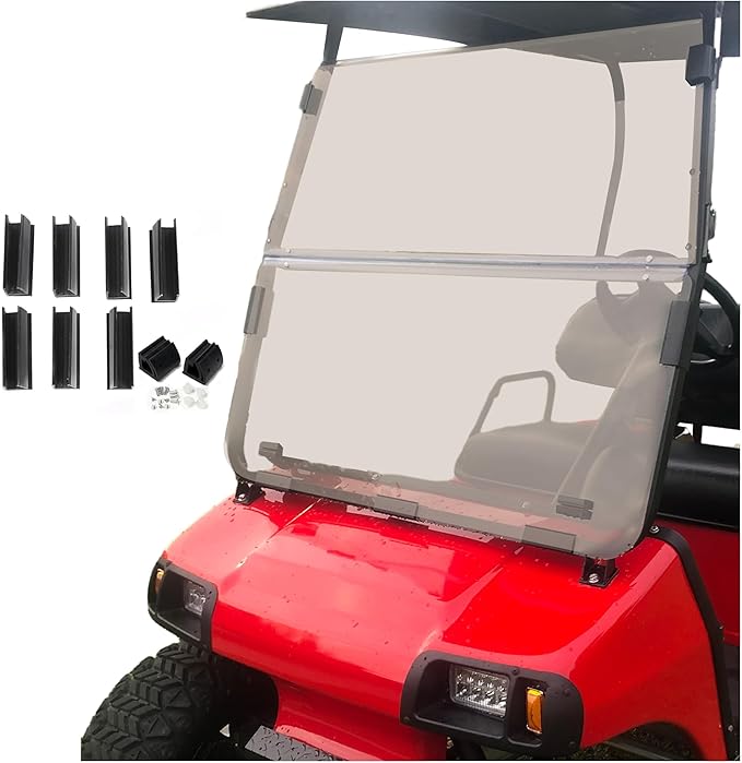 Club Car DS Golf Cart Fold Down Tinted Windshield (Copy)