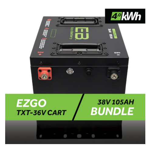 38V 105AH BATTERY BUNDLE / EZGO TXT