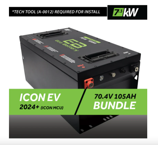 70V 105AH BATTERY BUNDLE / 2024+ (ICON MCU)