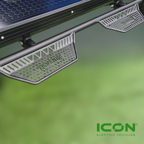 Revenge ICON Nerf Bar Side Step for i60L (Lifted) Model 2024 & Older Golf Carts