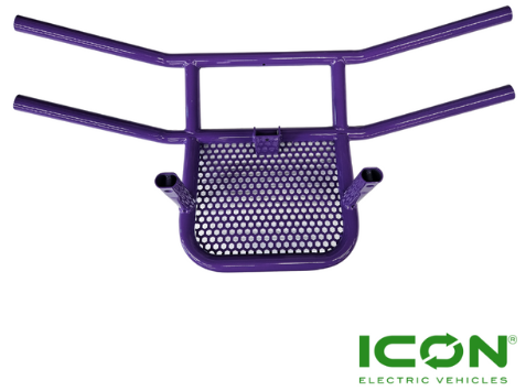 Purple Steel Brush Guard for ICON i20, i40, i60, i80 Non-Lifted Golf Cart Models