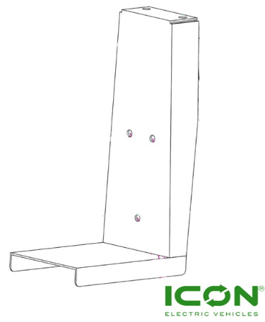 Cooler Frame for ECO by ICON and ICON EV Golf Carts